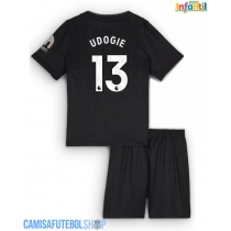 Camisa de time de futebol Tottenham Hotspur Destiny Udogie #13 Replicas 2º Equipamento Infantil 2025-26 Manga Curta (+ Calças curtas)